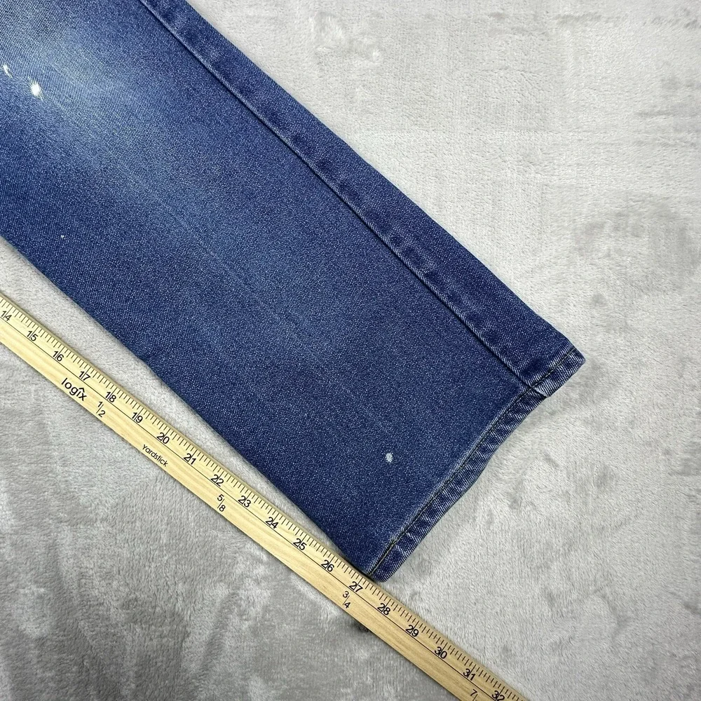 Vintage Levis 541 Orange Tab Jeans Mens 40x32 Straight Leg Blue Denim 90s
